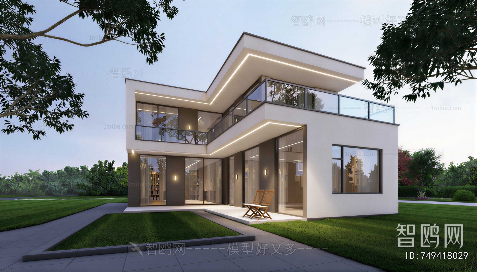 New Chinese Style Courtyard/landscape