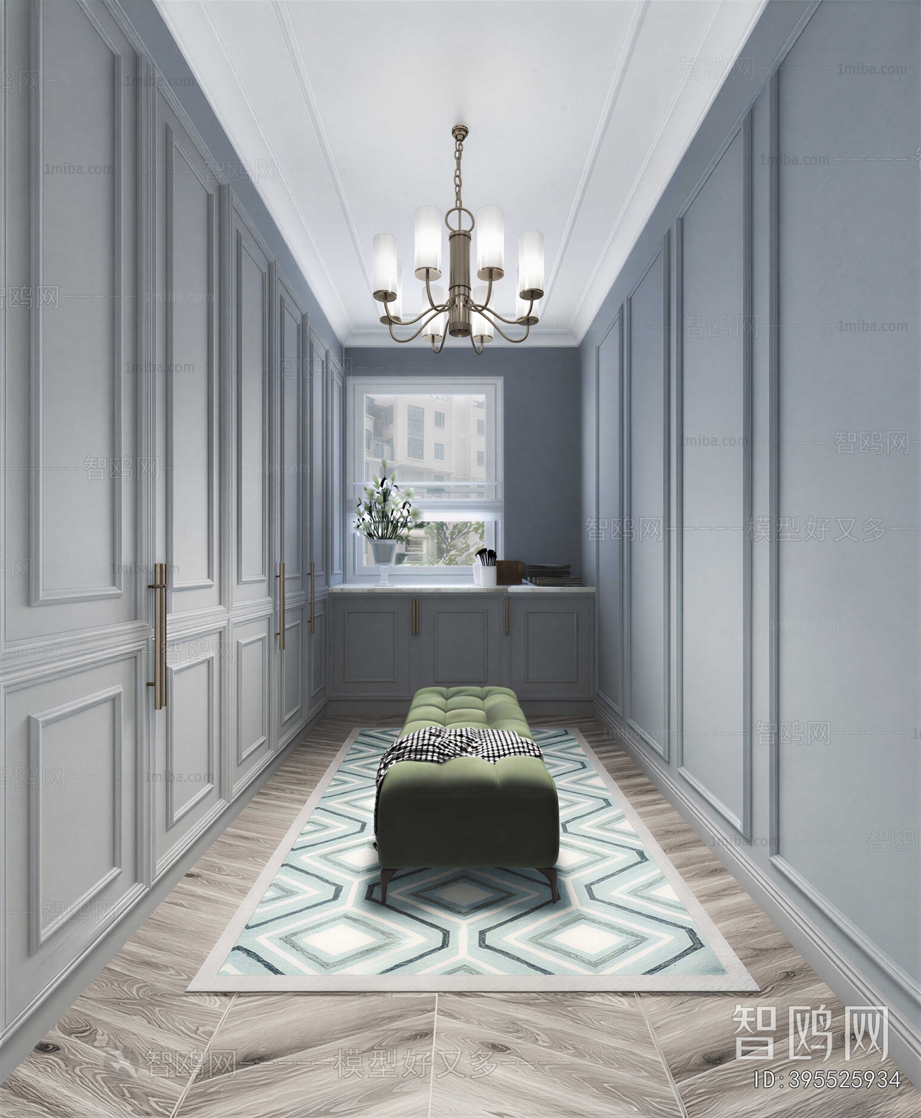 Modern Clothes Storage Area