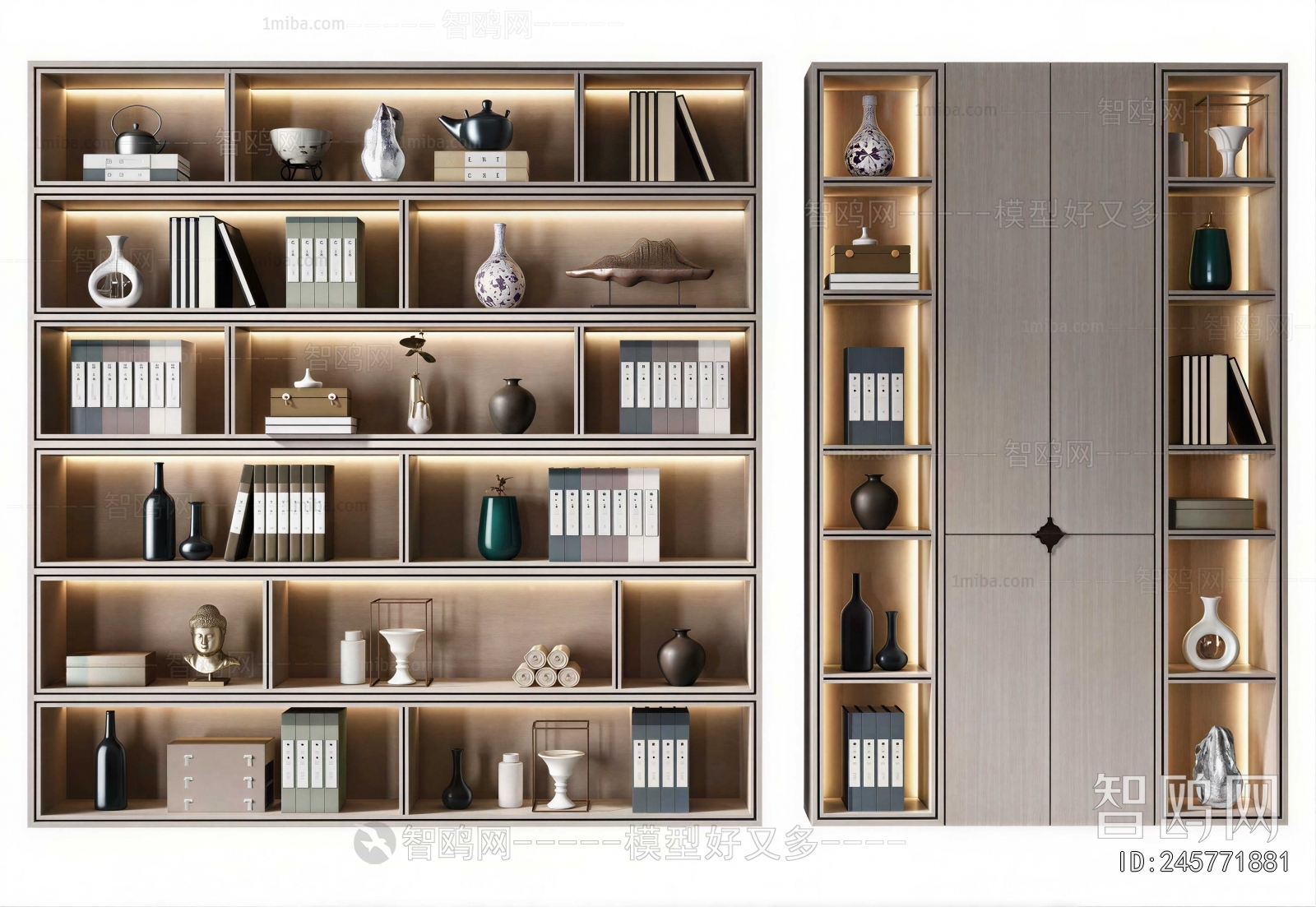 New Chinese Style Bookcase