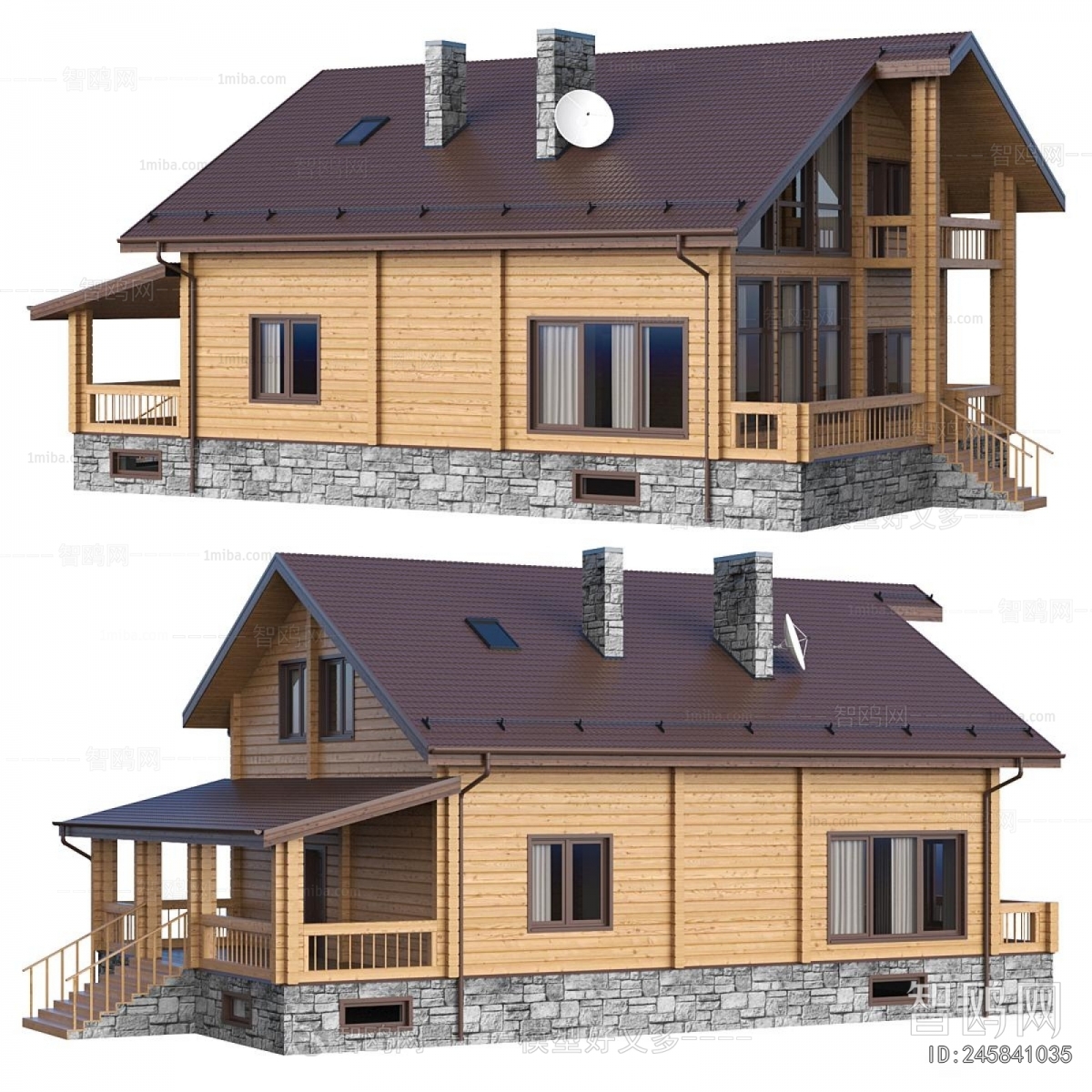 Simple European Style Detached Villa