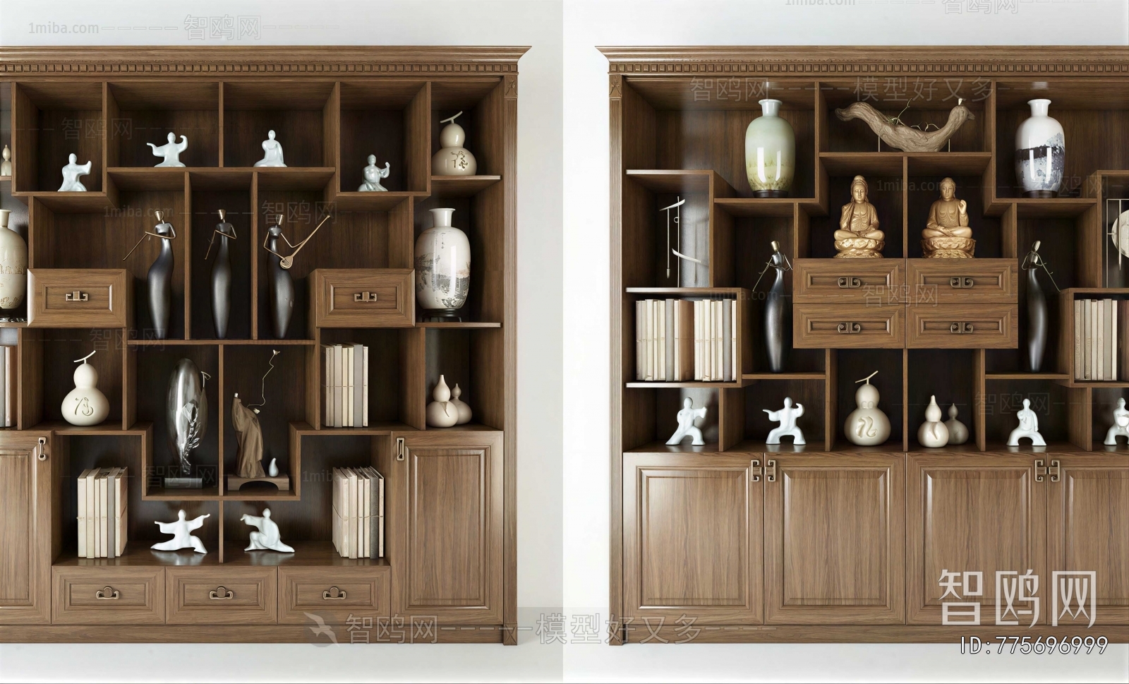 New Chinese Style Bookcase