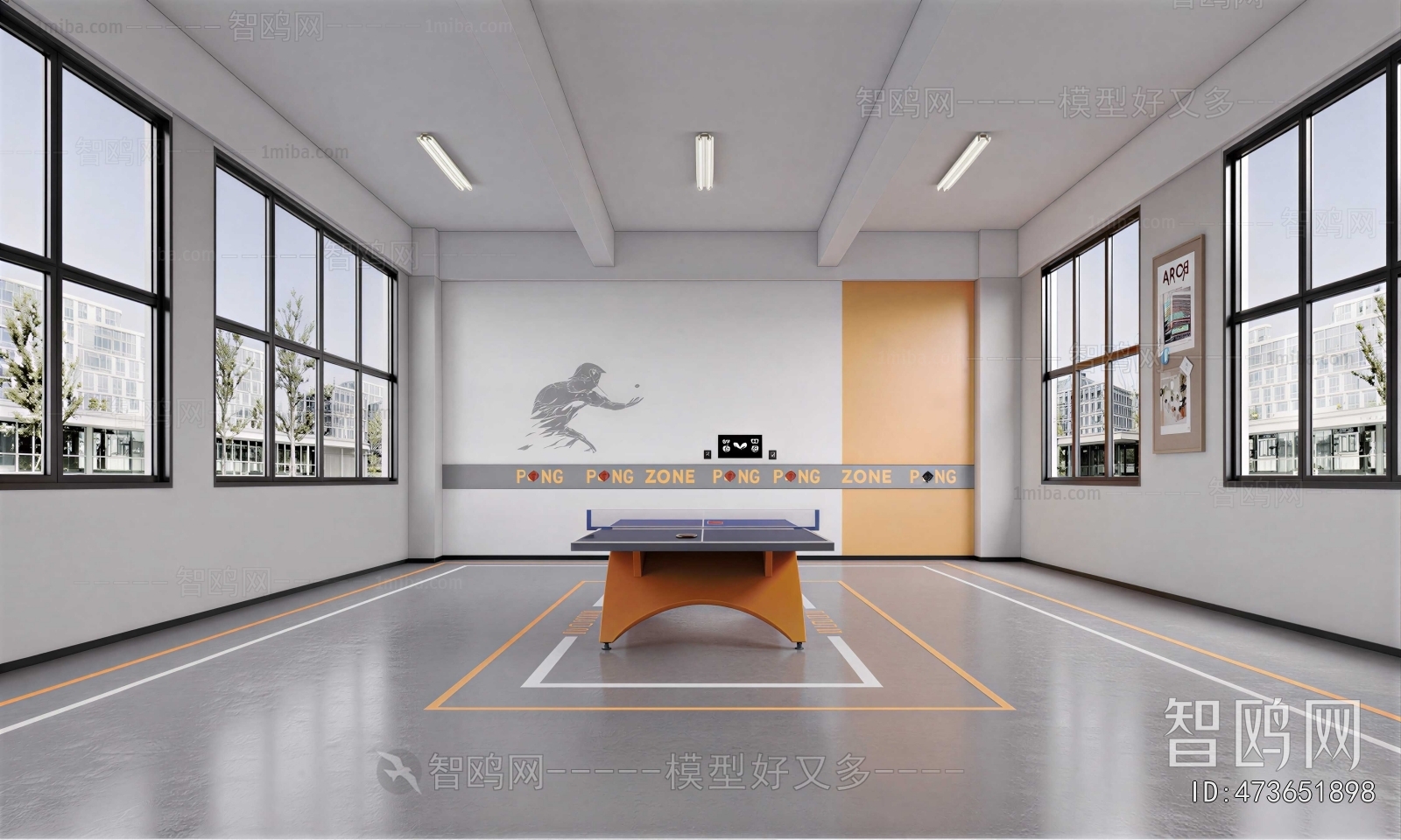 Modern Table Tennis Arena