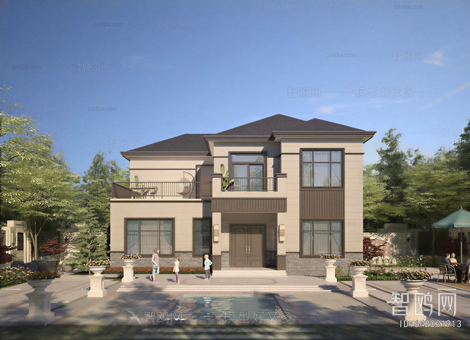 New Chinese Style Detached Villa