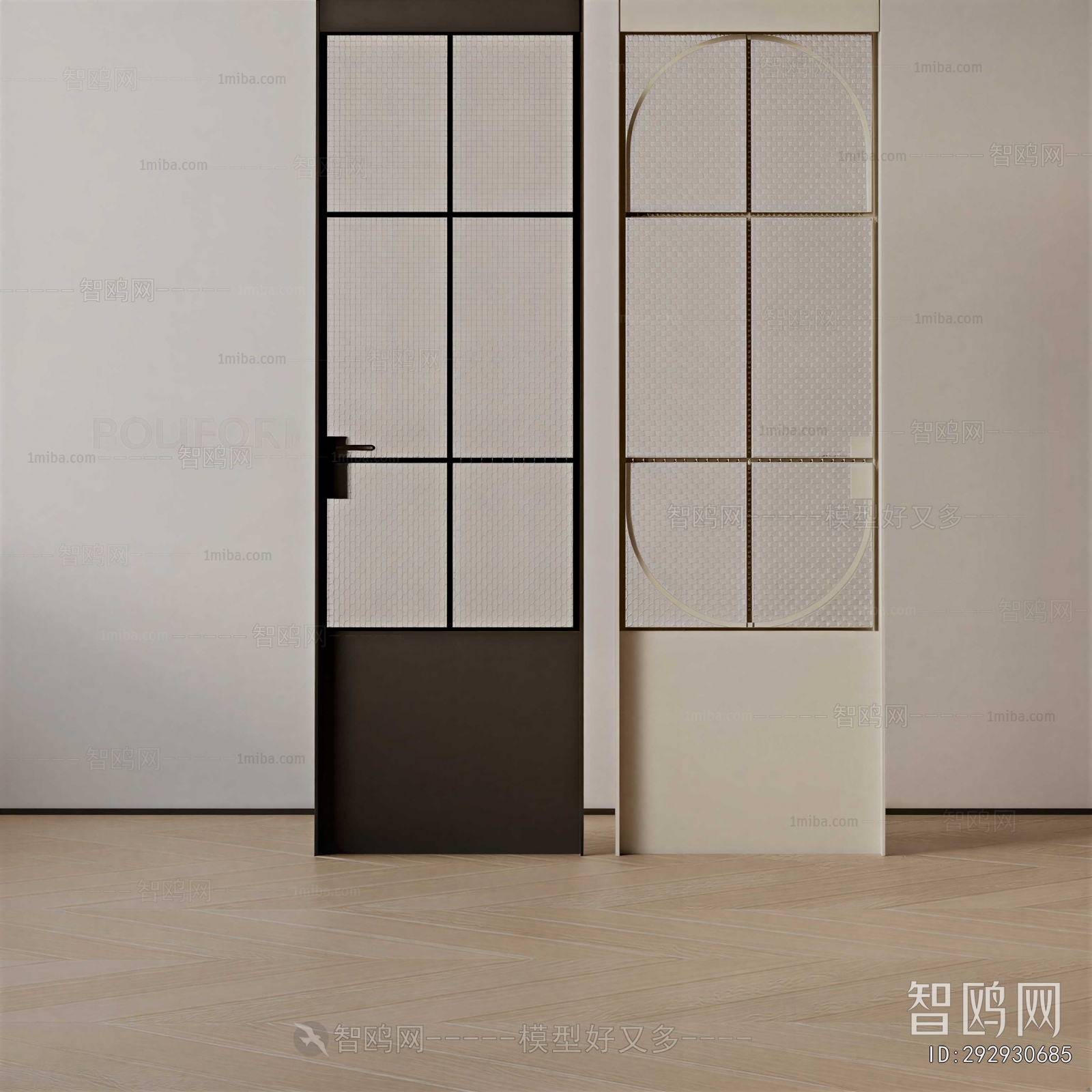 Modern Single Door