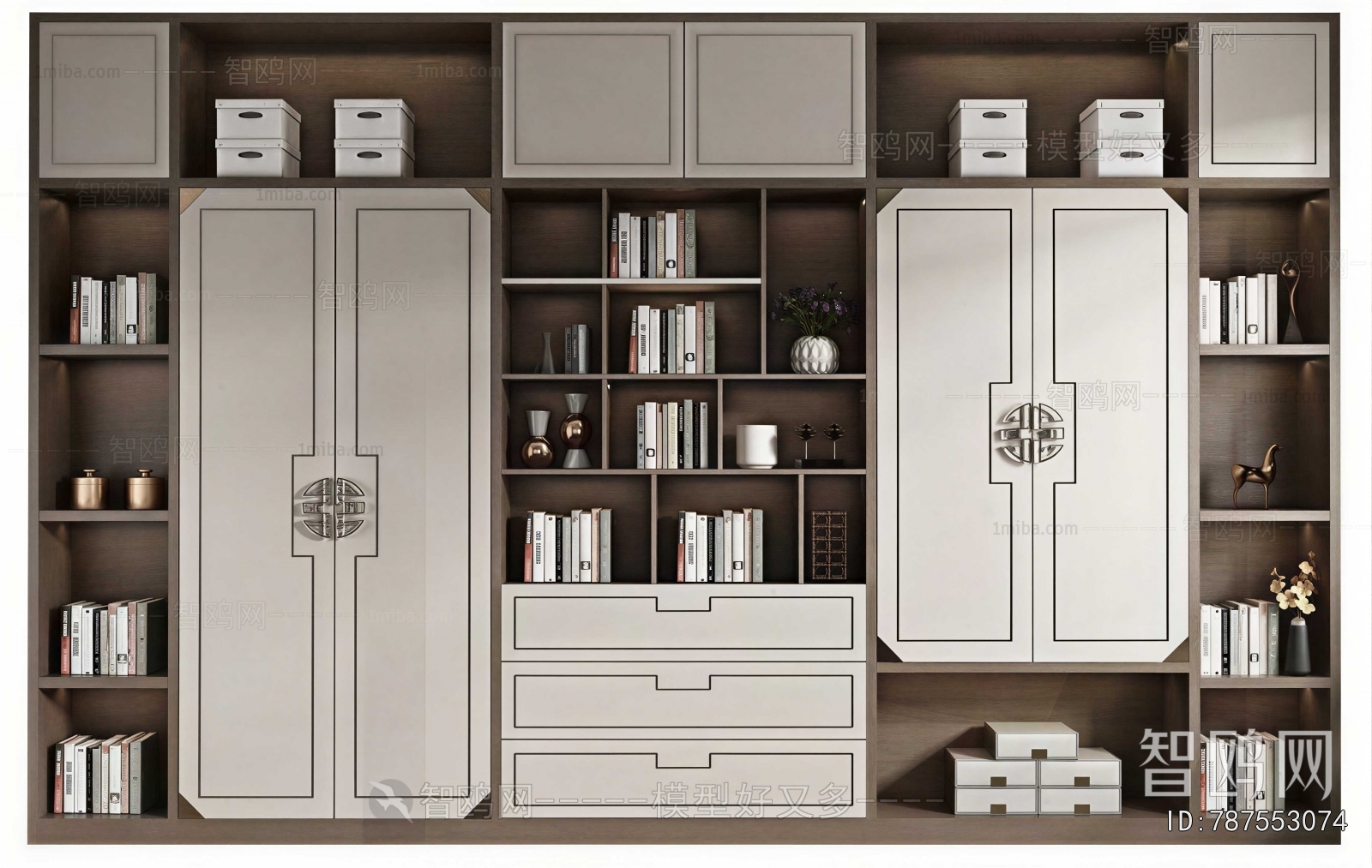 New Chinese Style Bookcase