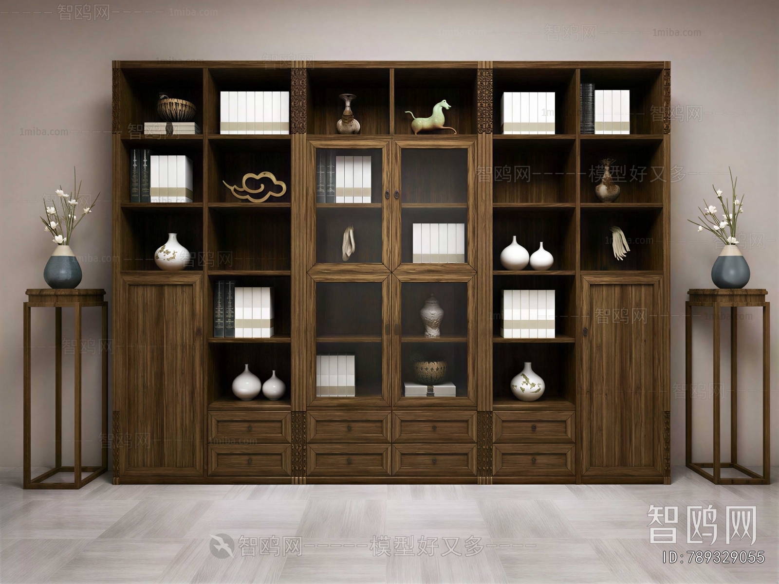 New Chinese Style Bookcase