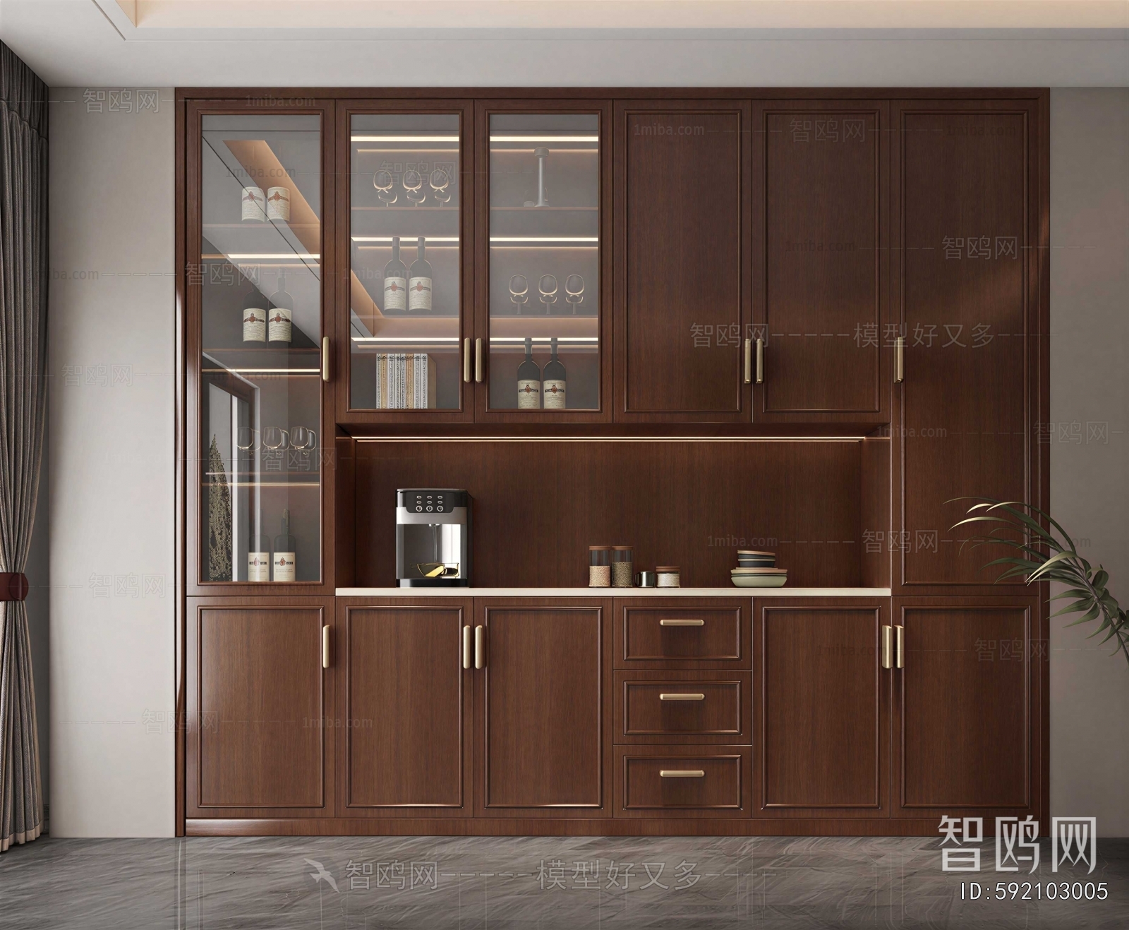 New Chinese Style Sideboard
