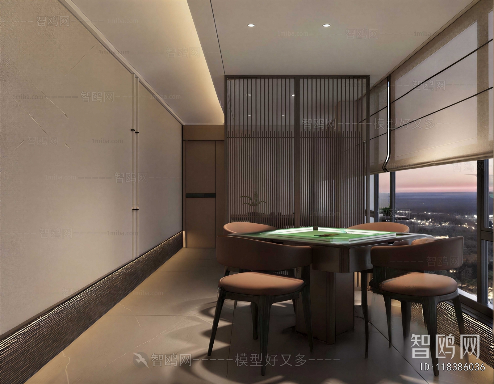 Modern Chess And Card Room