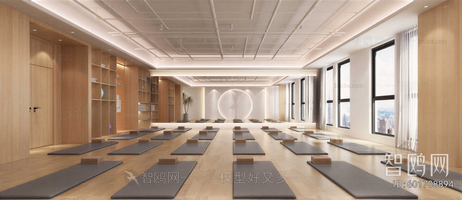 Modern Yoga Room