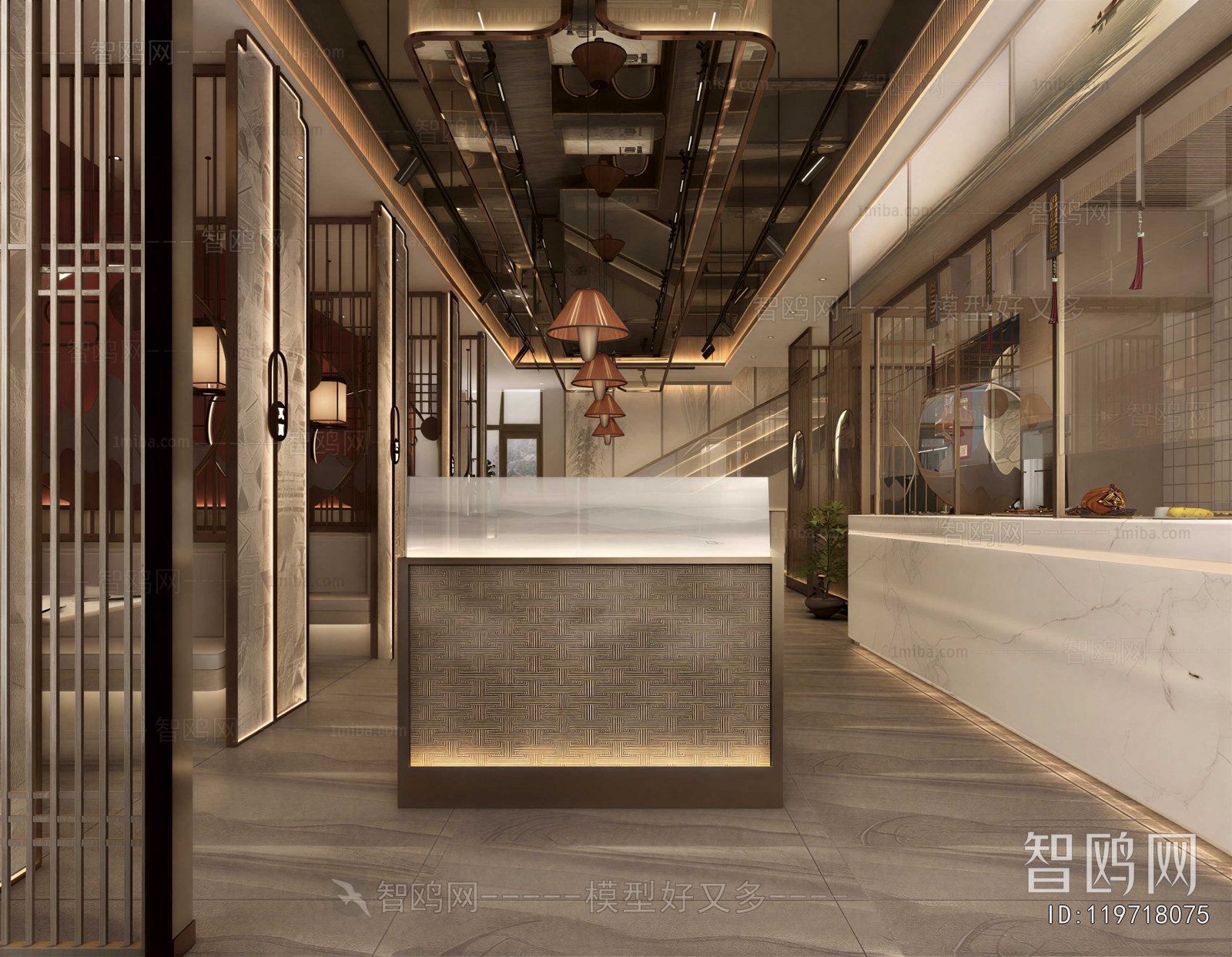 New Chinese Style Catering Space