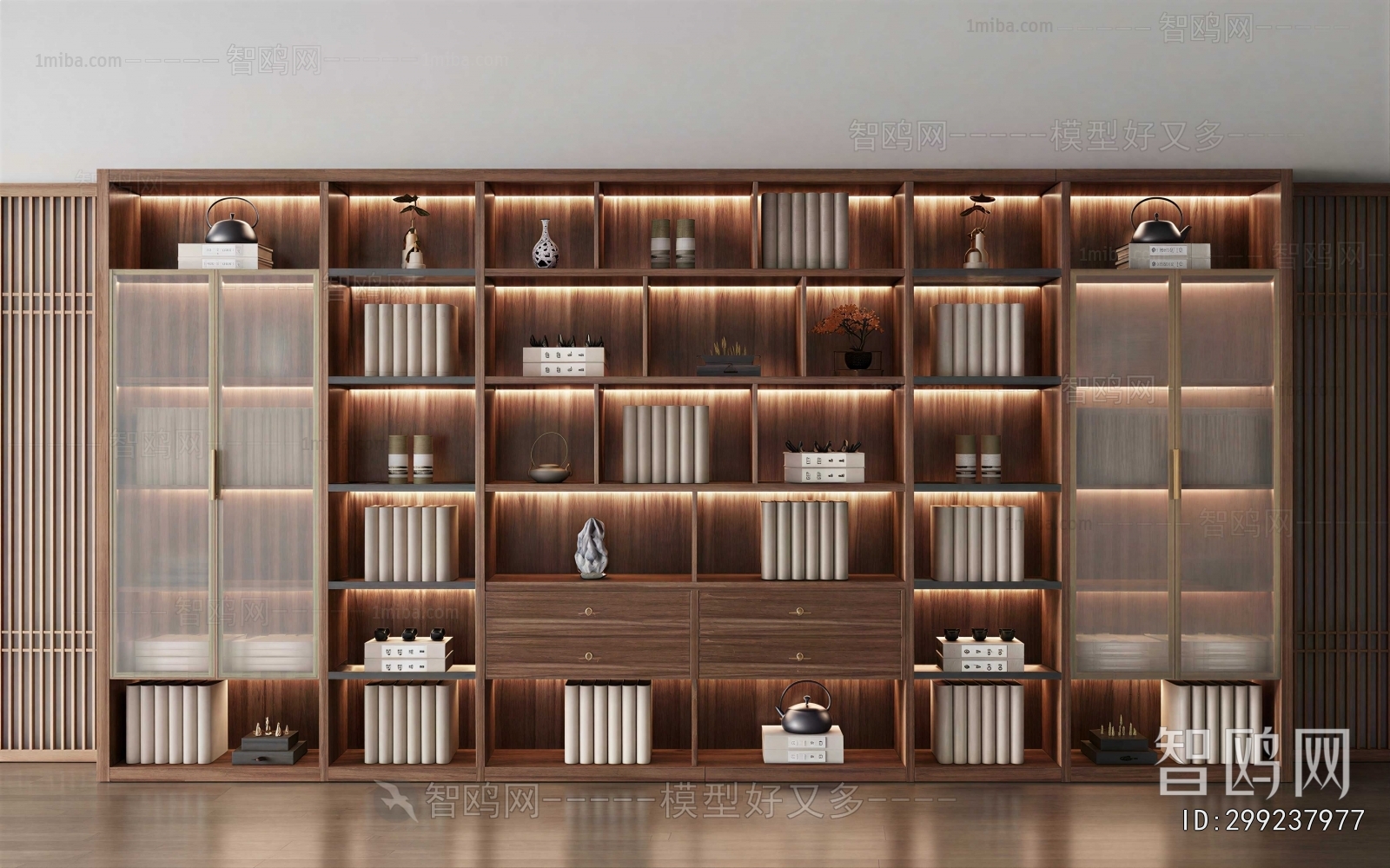 New Chinese Style Bookcase