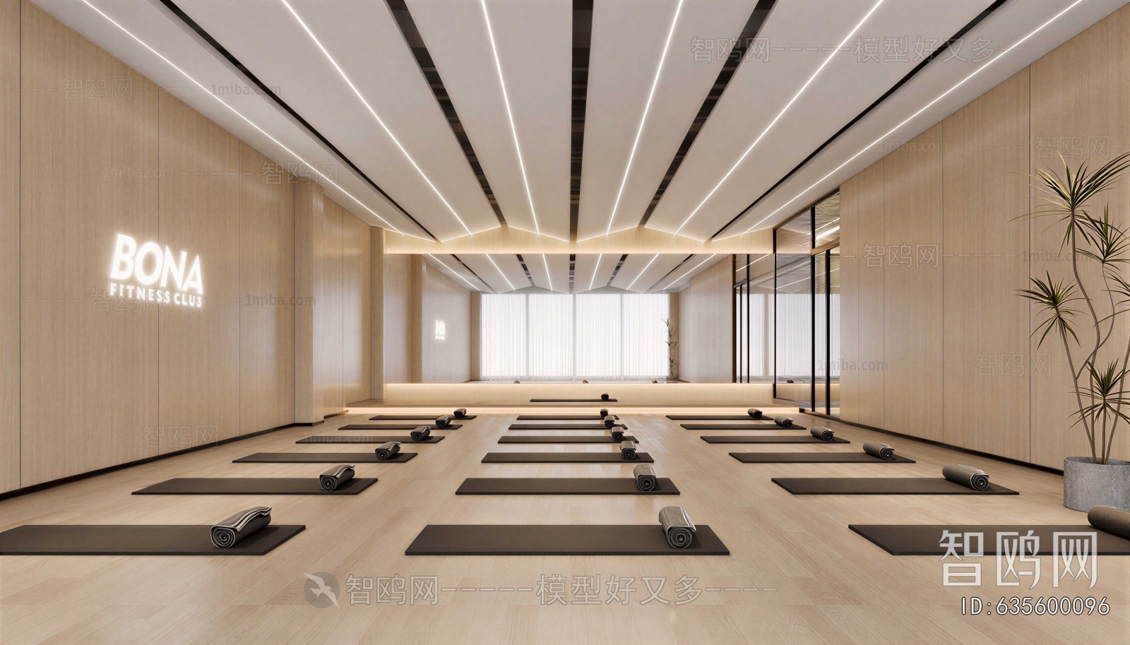 Modern Yoga Room