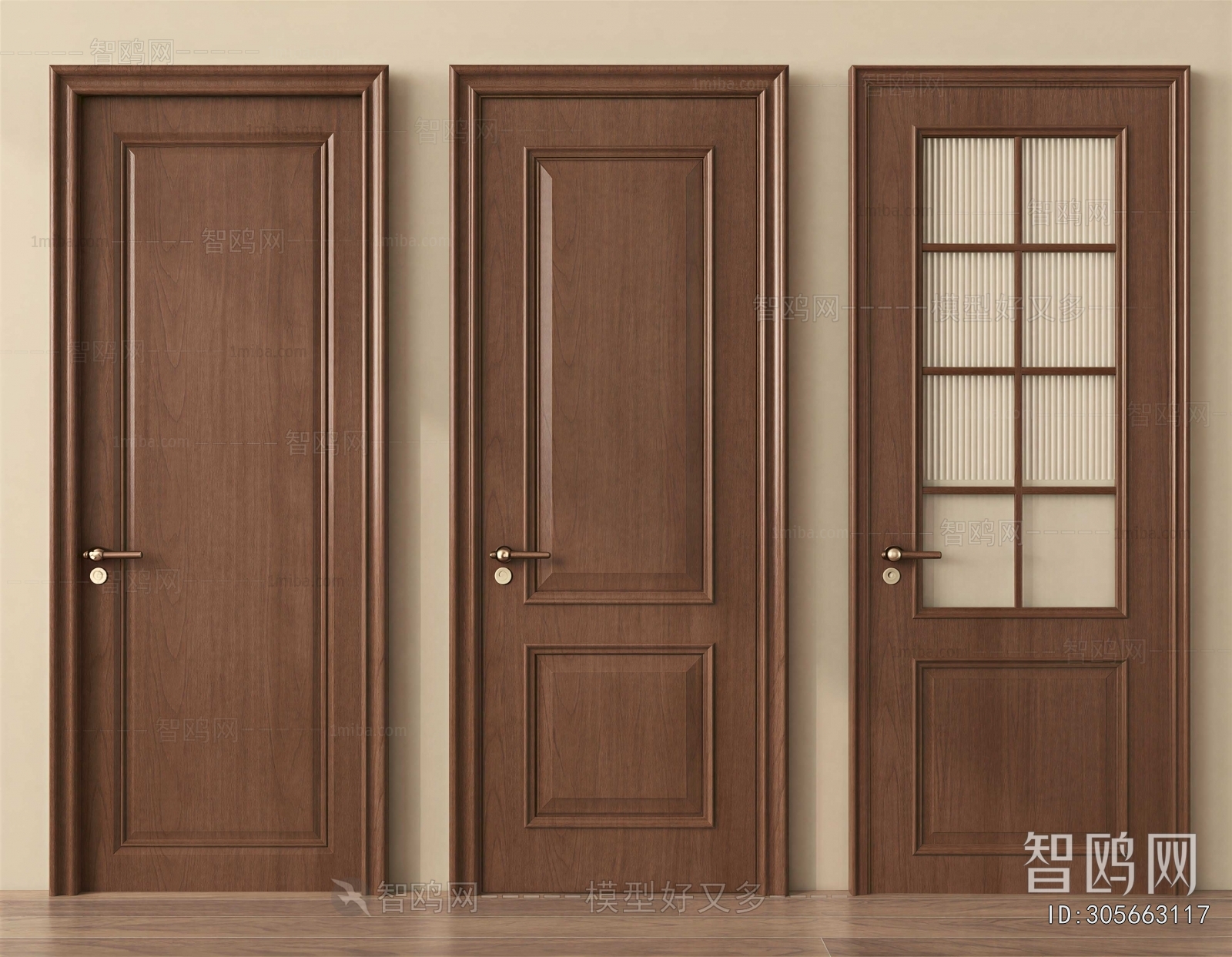 Wabi-sabi Style Door