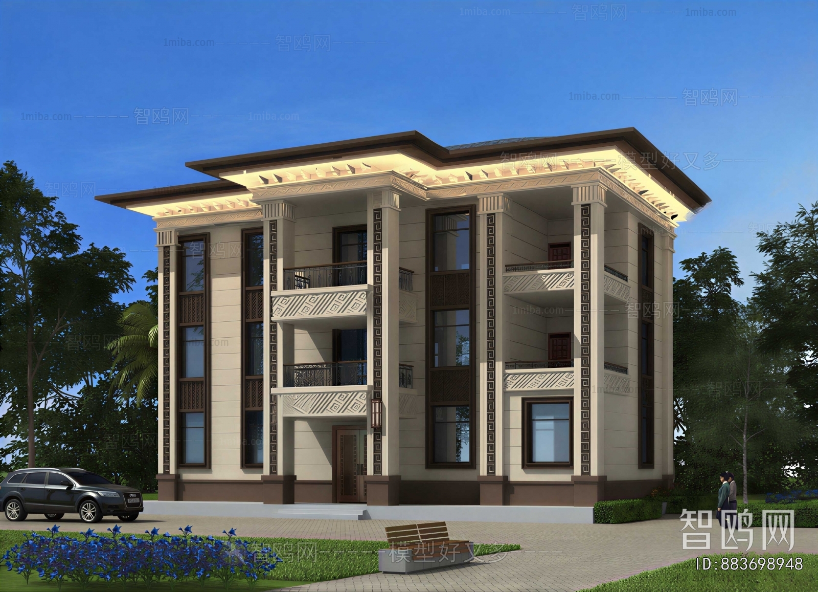 New Chinese Style Detached Villa