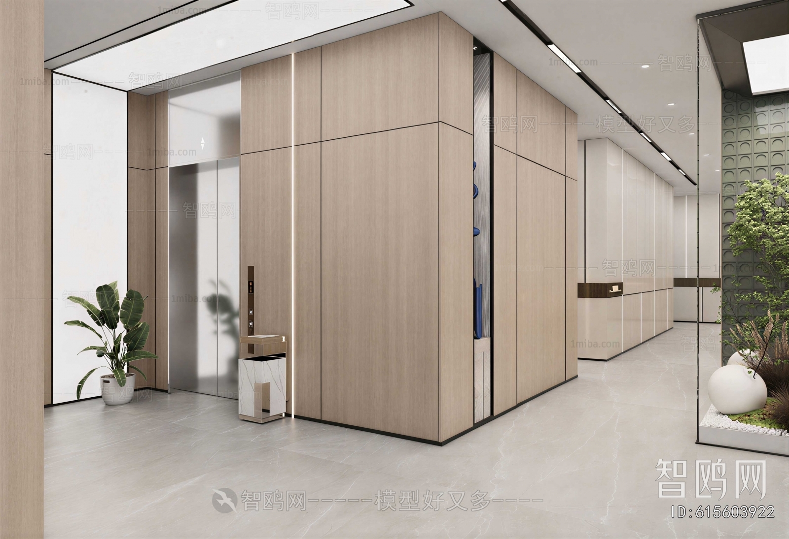 Modern Corridor/elevator Hall