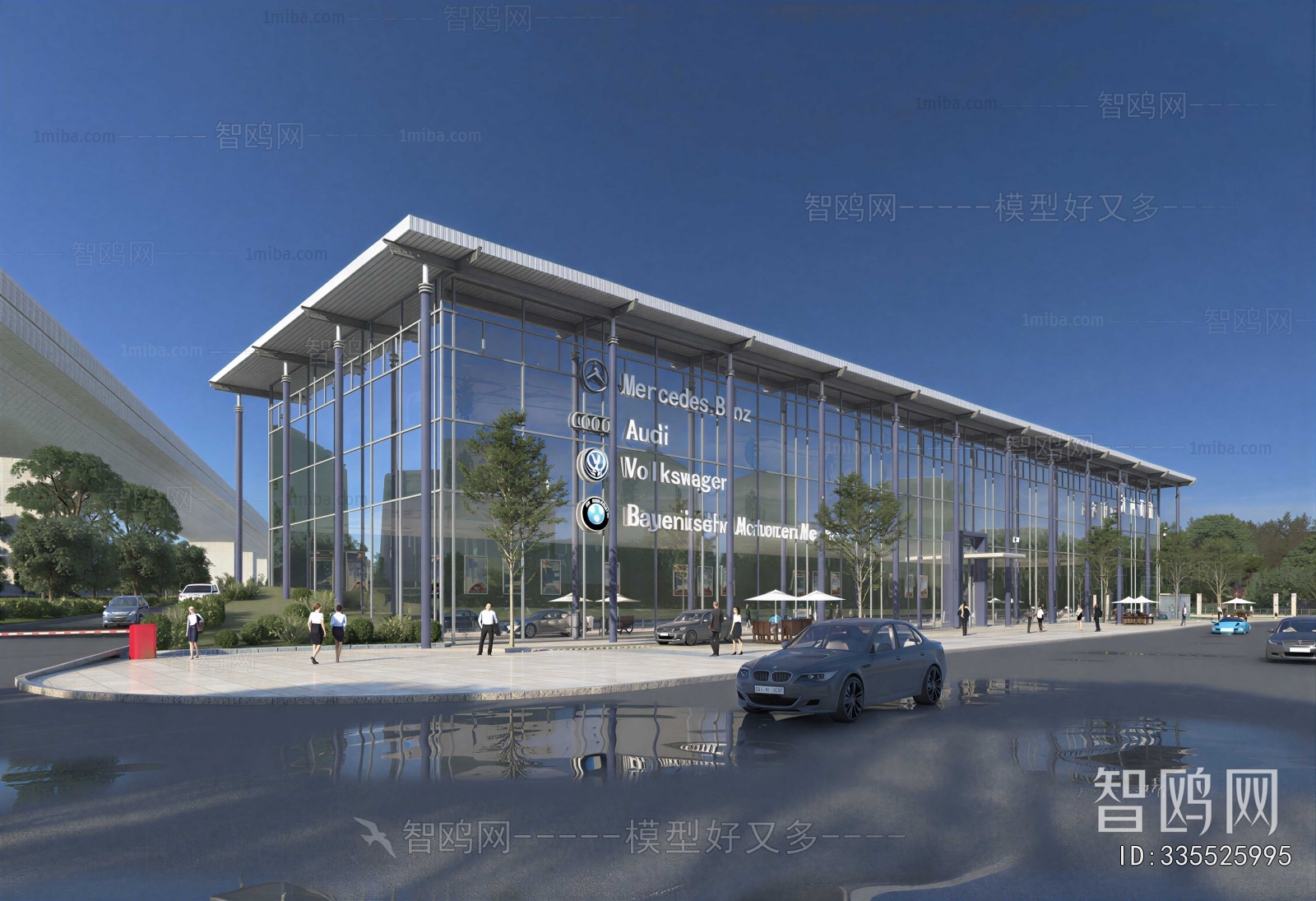 Modern Appearance Of Commercial Building
