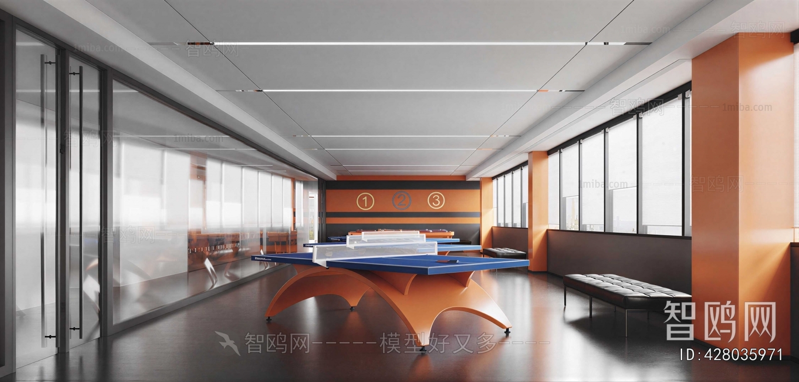 Modern Table Tennis Arena