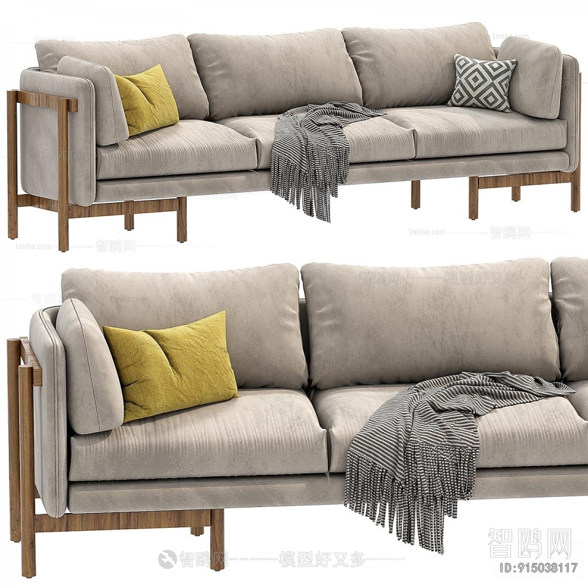 Modern Three-seat Sofa