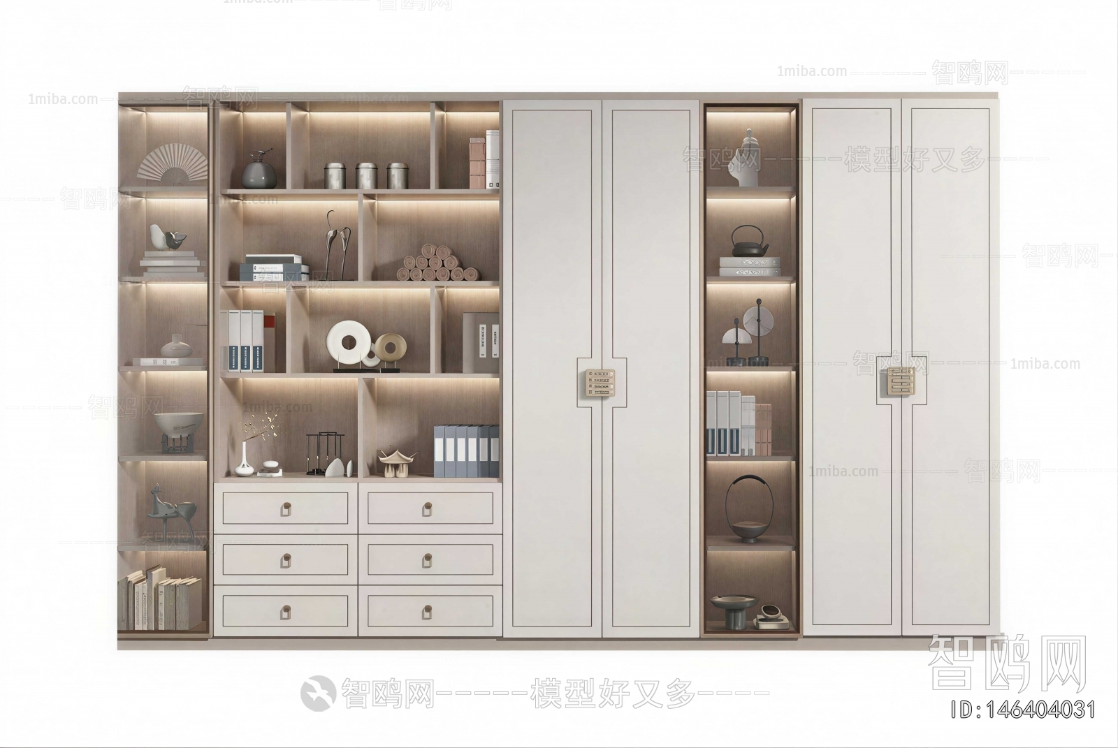 New Chinese Style Bookcase