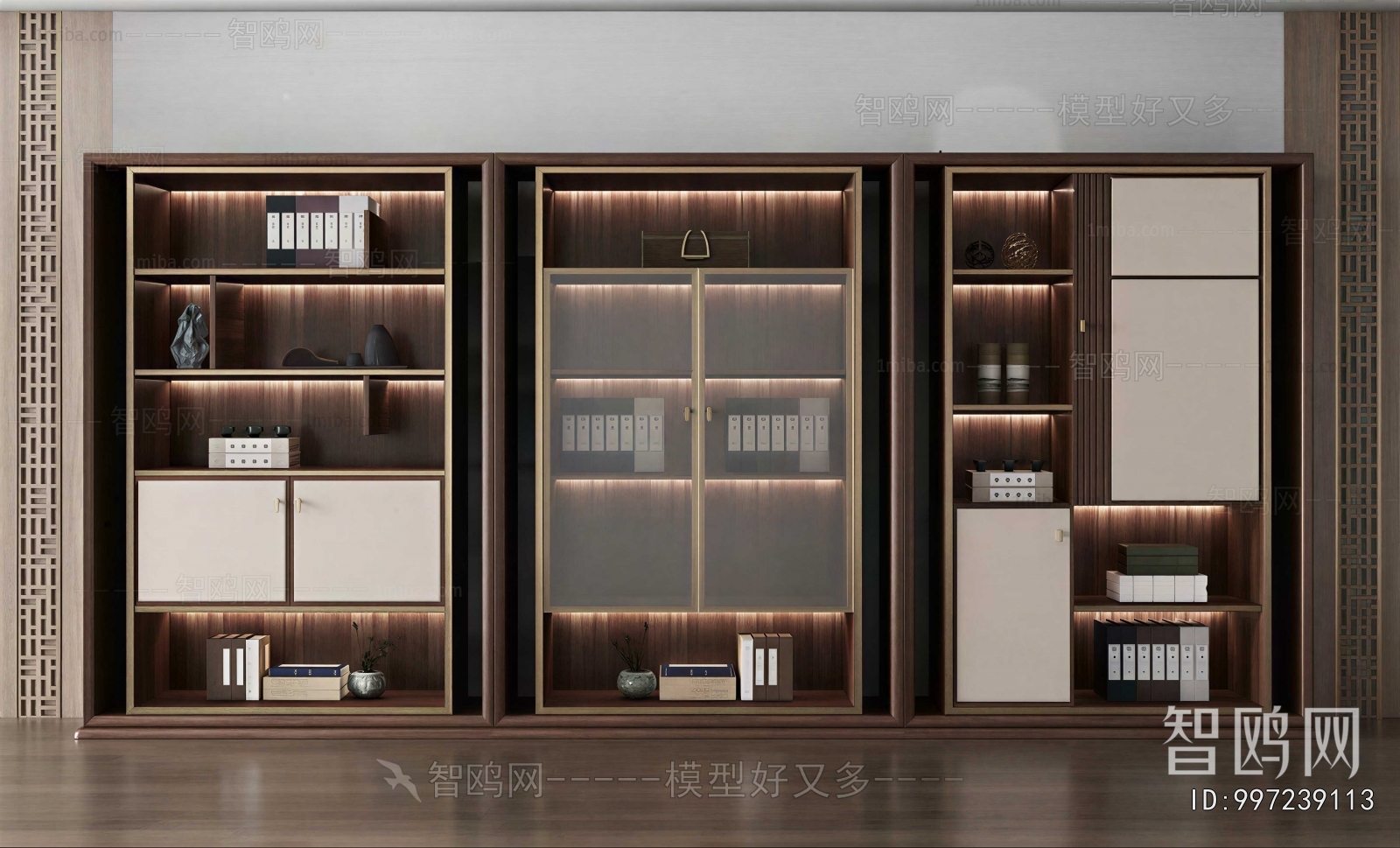 New Chinese Style Bookcase