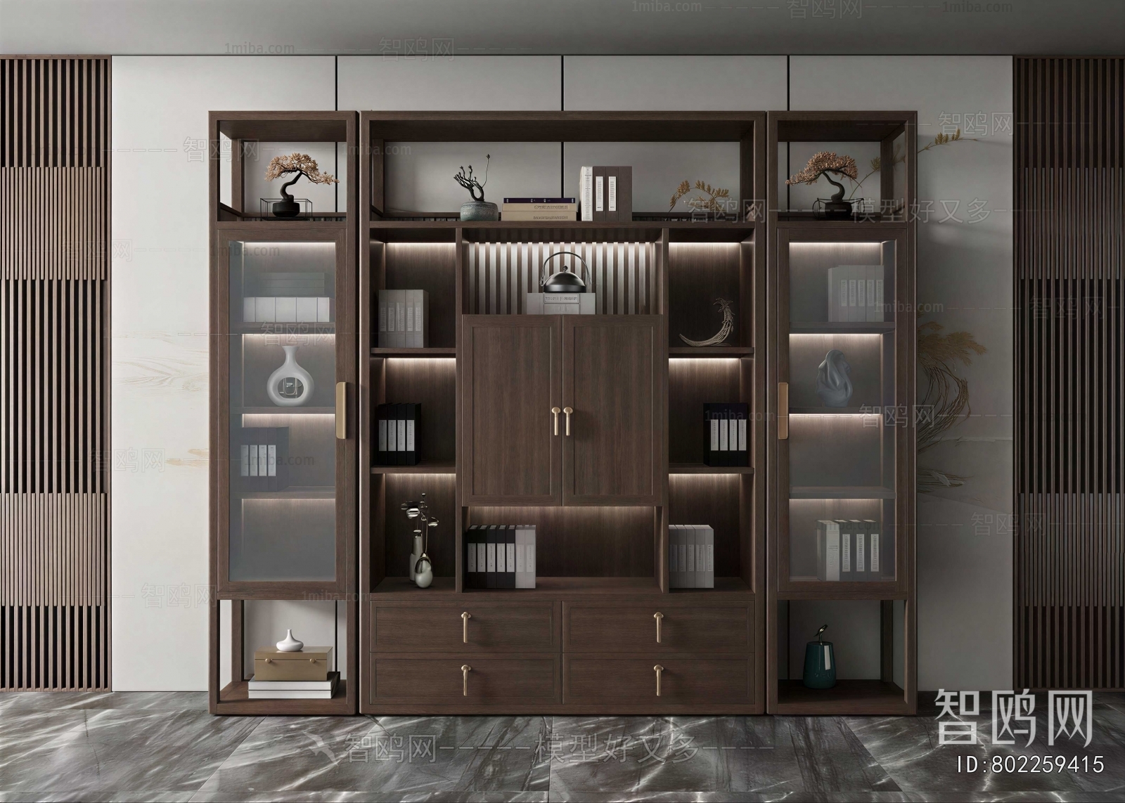 New Chinese Style Bookcase