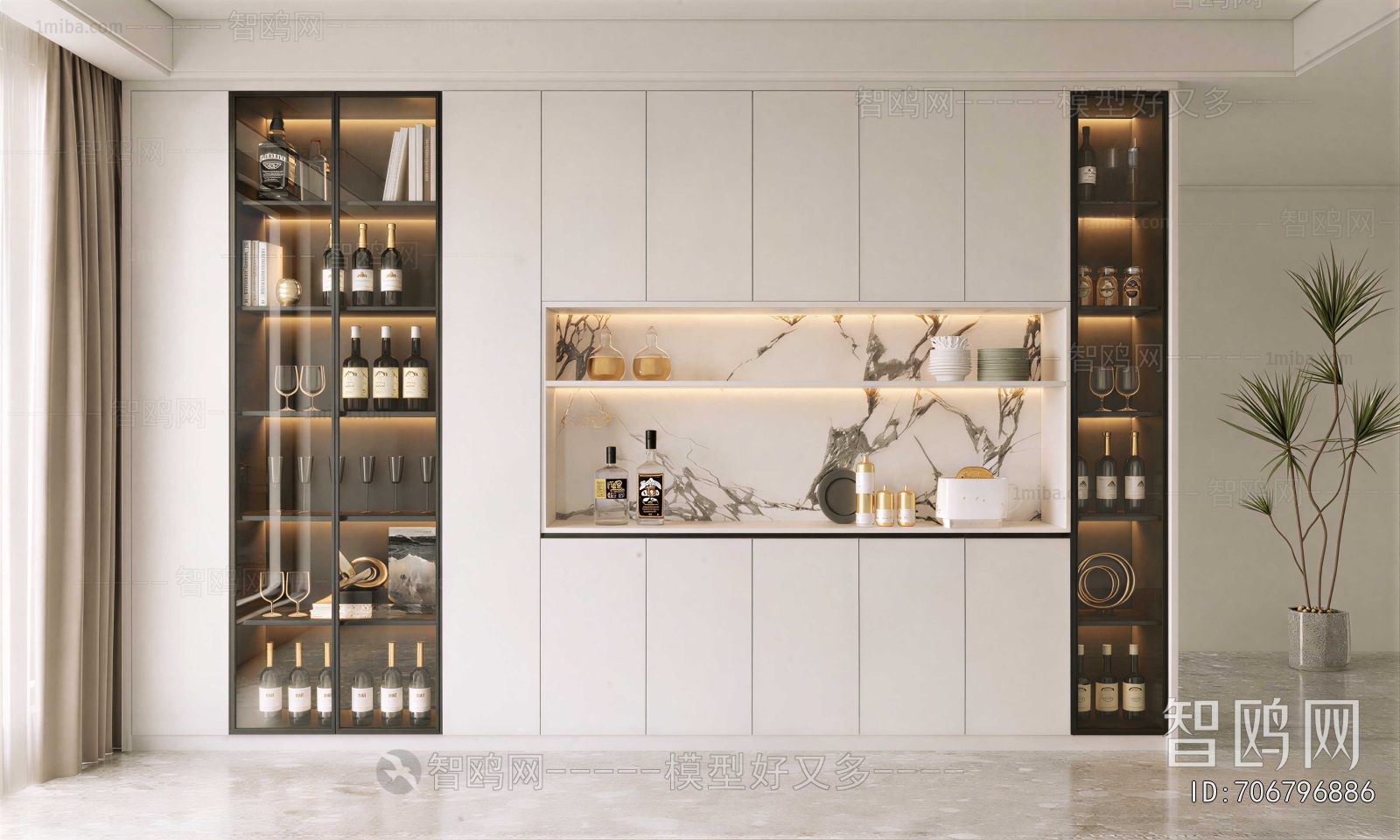 Modern Wine Cabinet