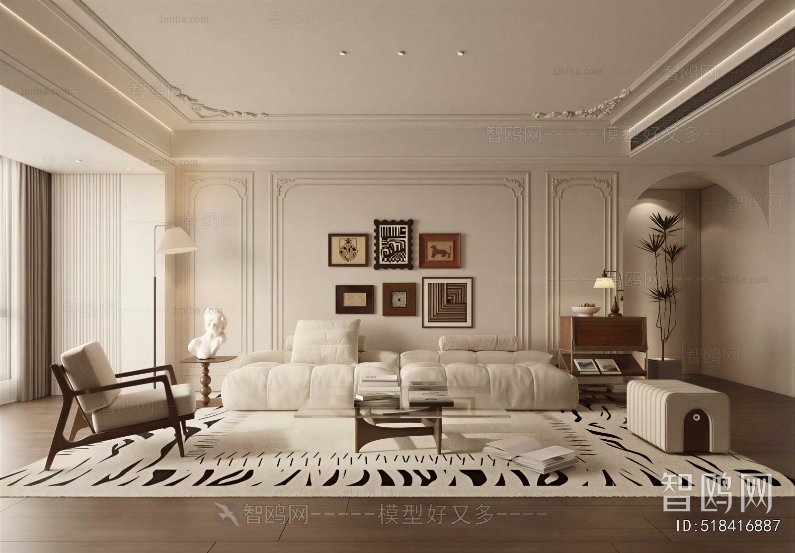 French Style A Living Room