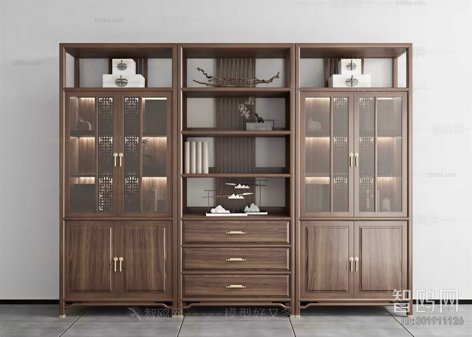 New Chinese Style Bookcase