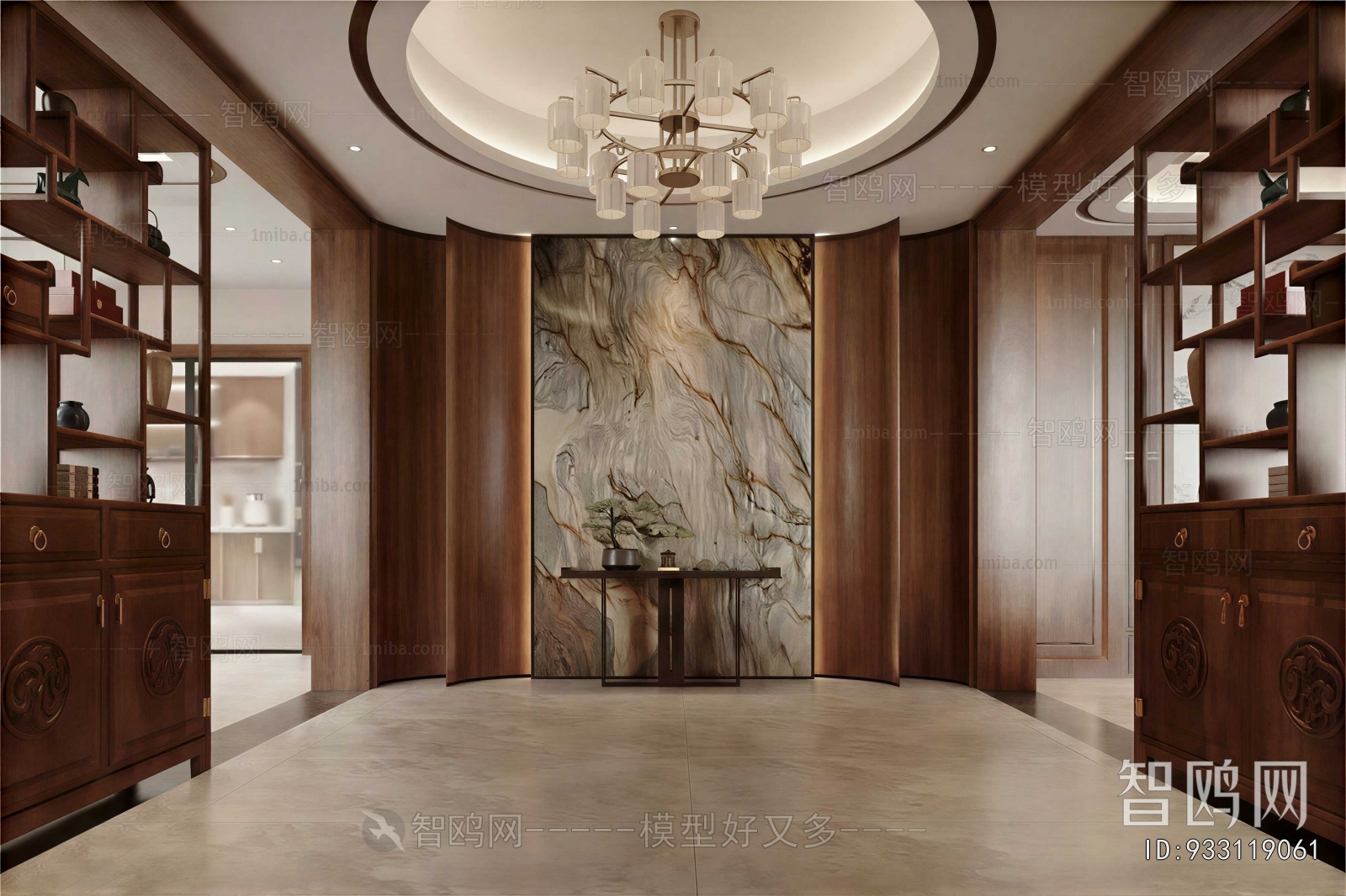 New Chinese Style Hallway