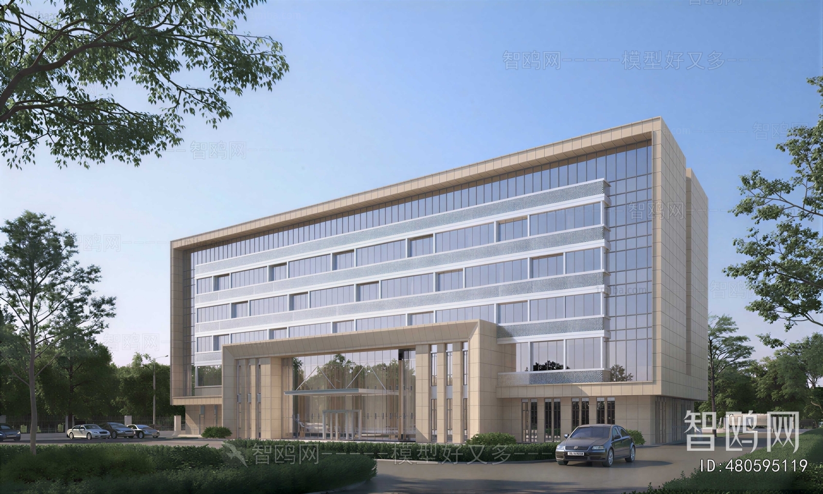 Modern Appearance Of Commercial Building