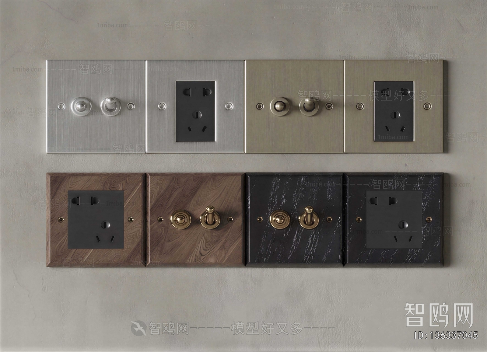 Modern Switch Socket Panel