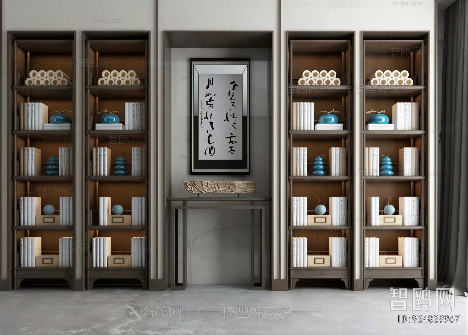 New Chinese Style Bookcase