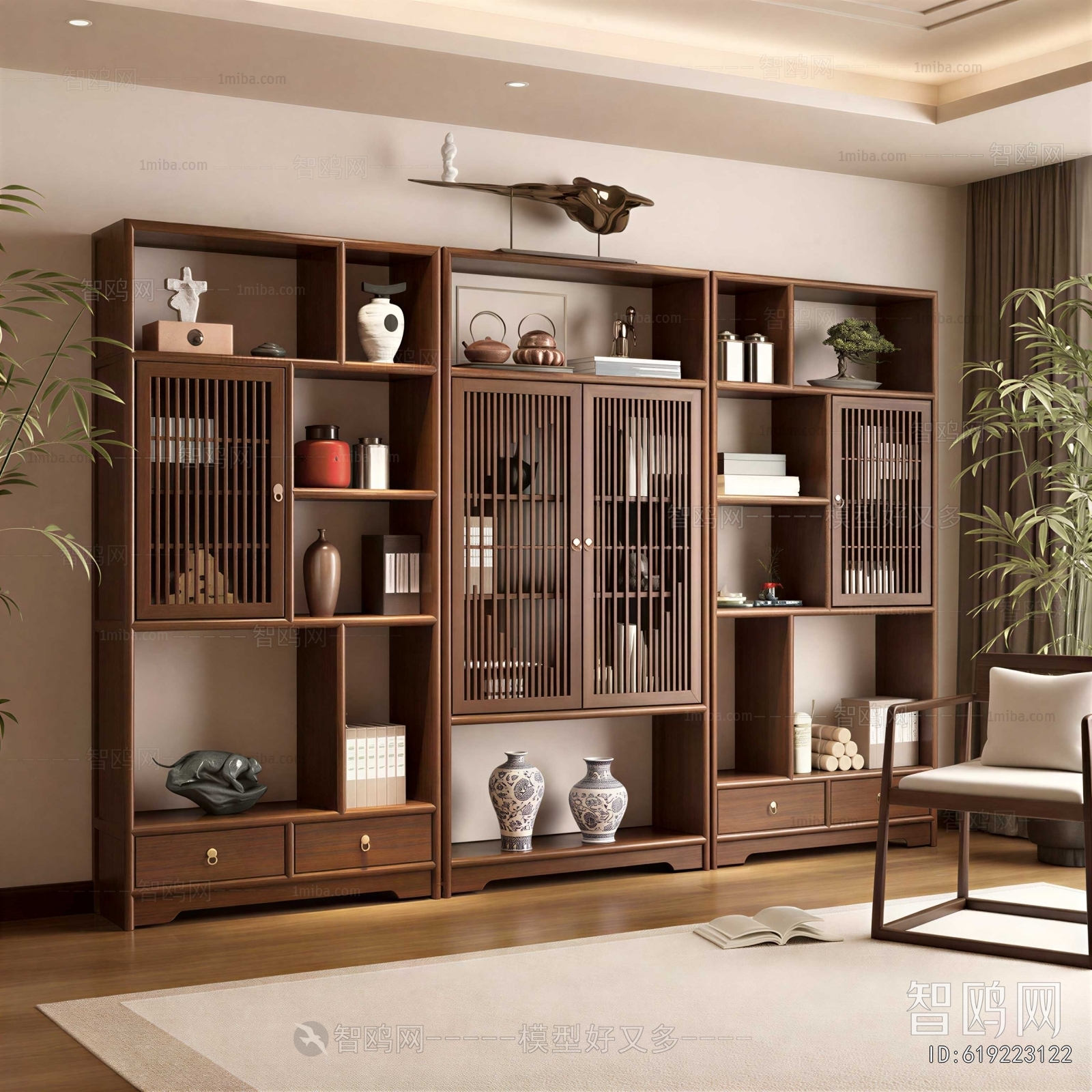 New Chinese Style Antique Rack