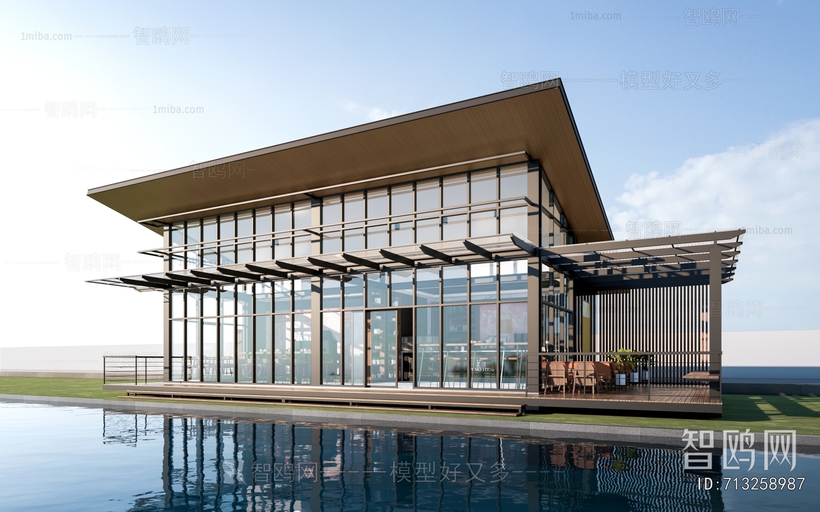 New Chinese Style Building Appearance