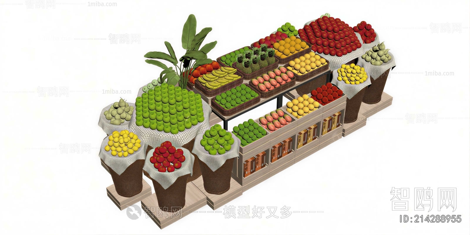 Modern Supermarket Shelf