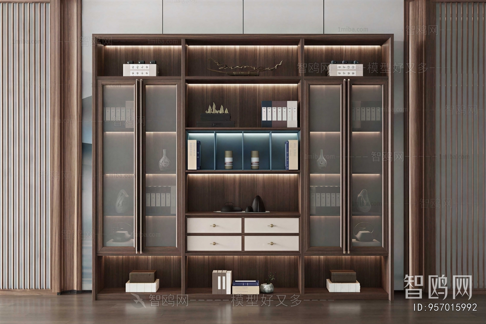 New Chinese Style Bookcase