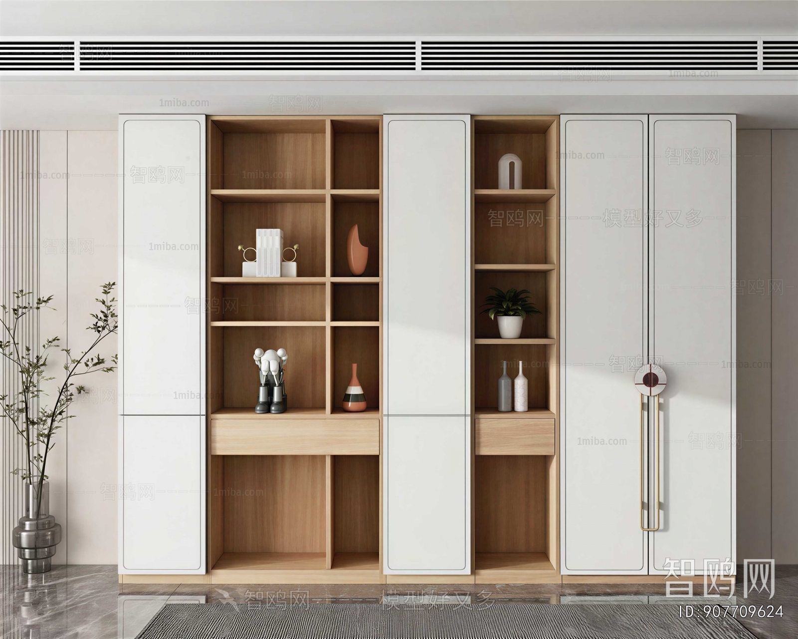 New Chinese Style Decorative Cabinet