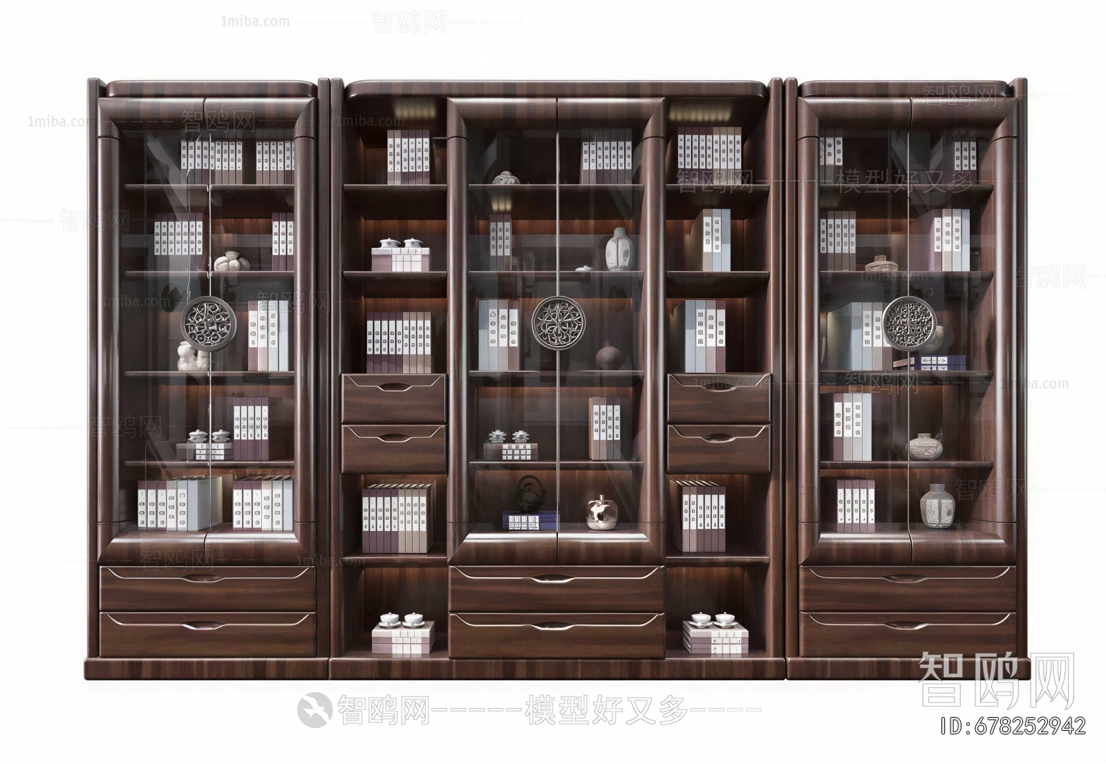 New Chinese Style Bookcase