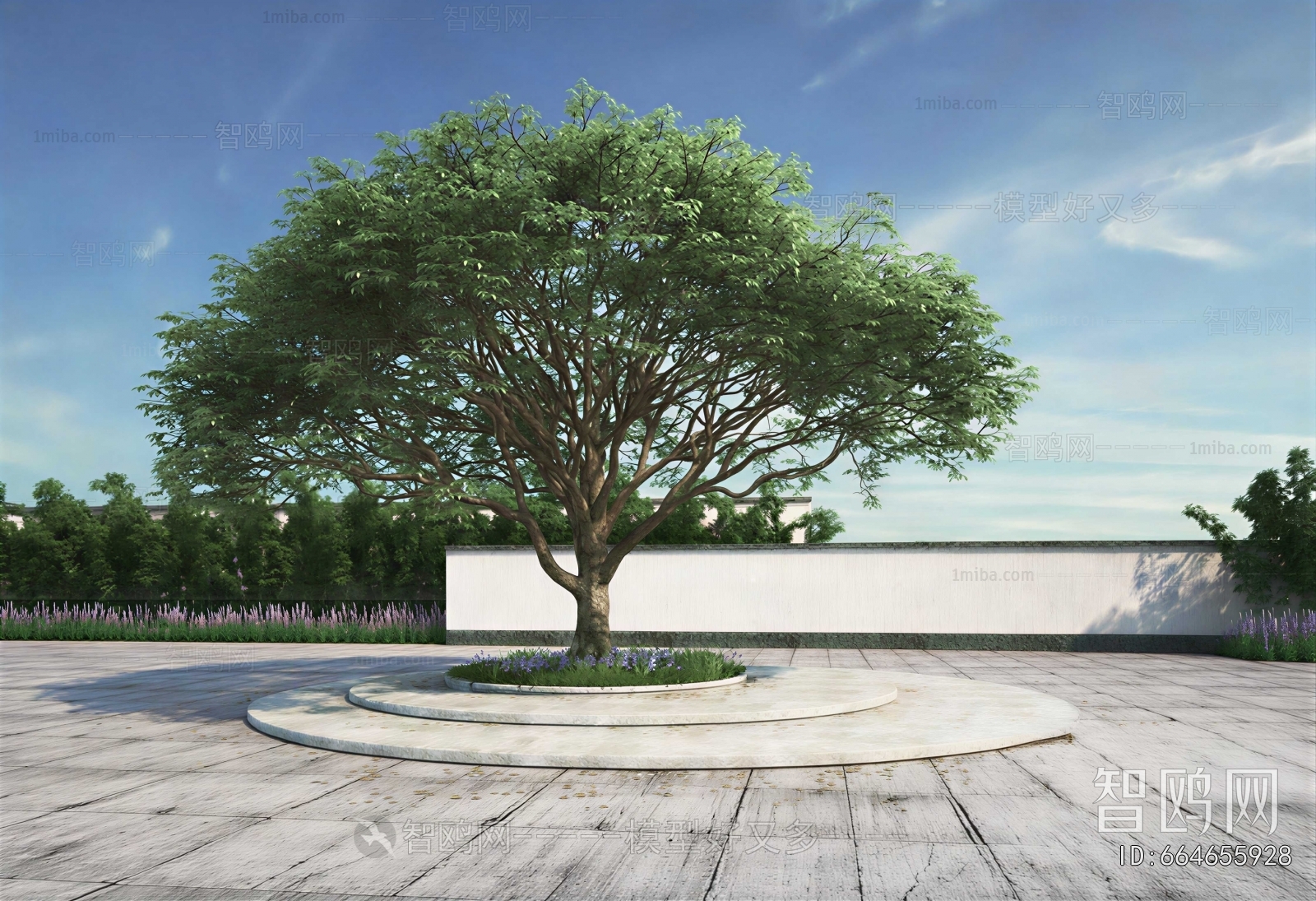 Modern Park Landscape