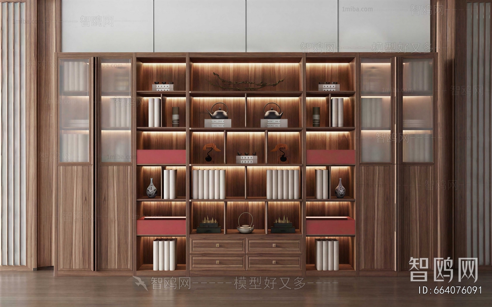New Chinese Style Bookcase