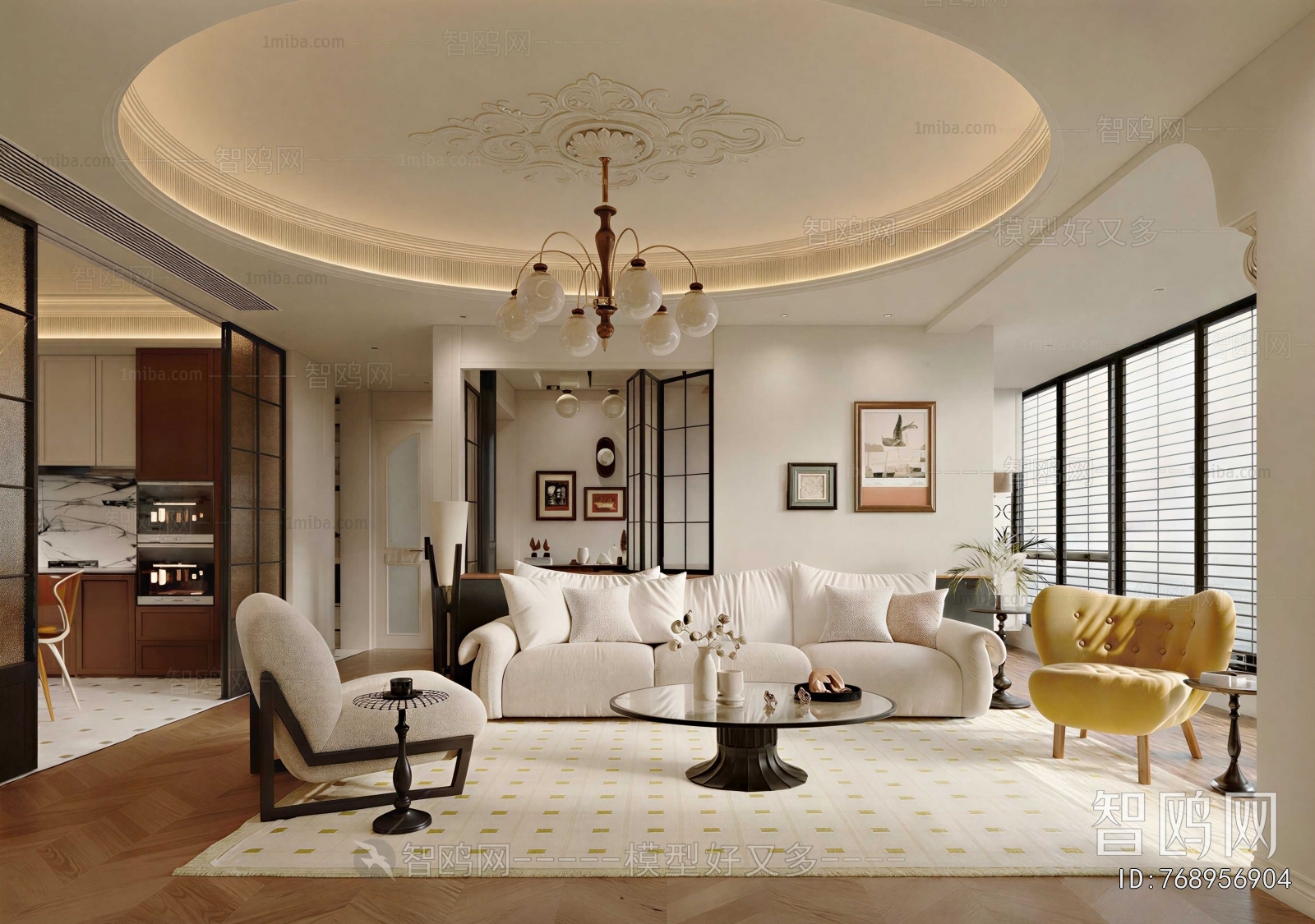 French Style A Living Room
