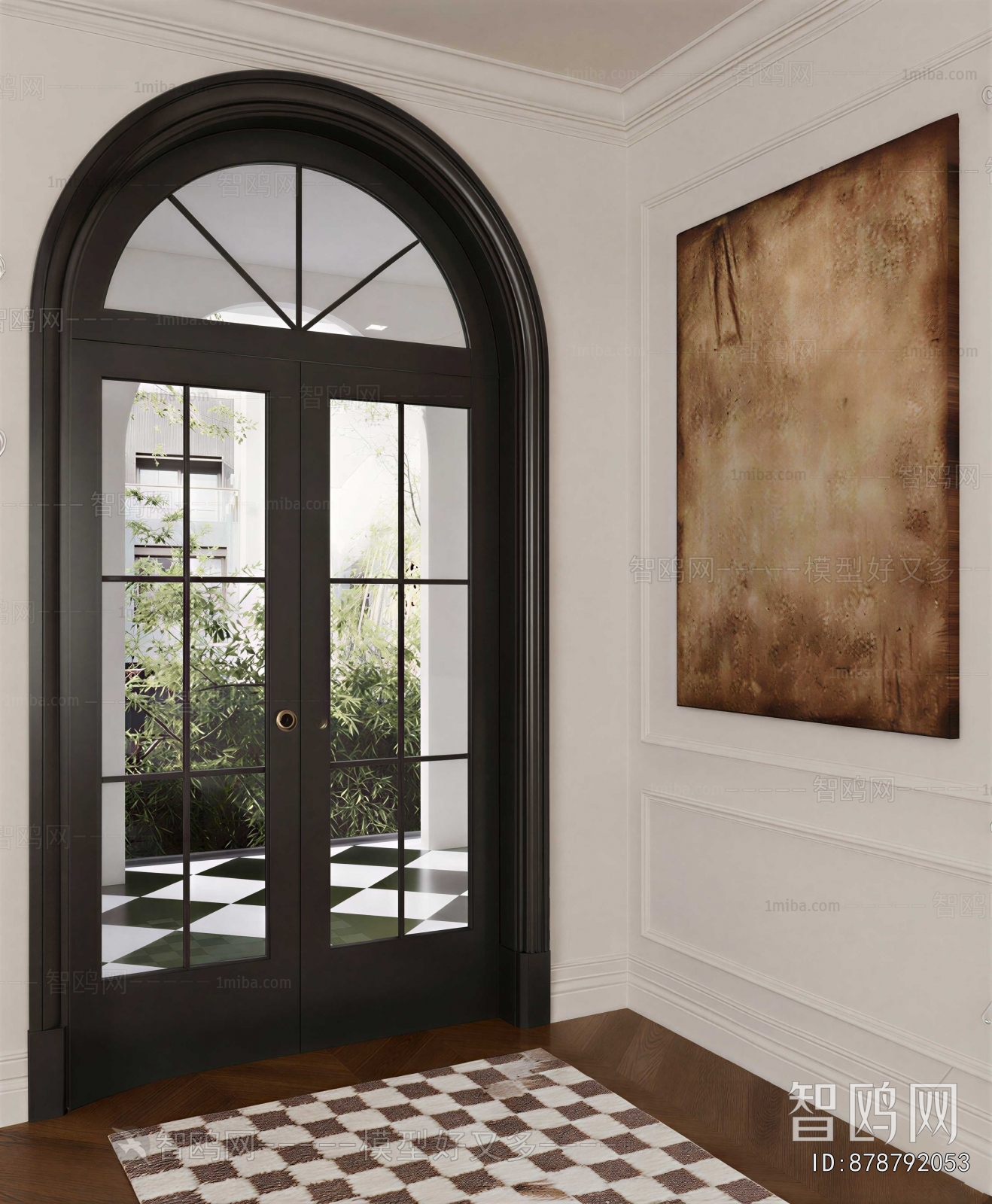 French Style Hallway