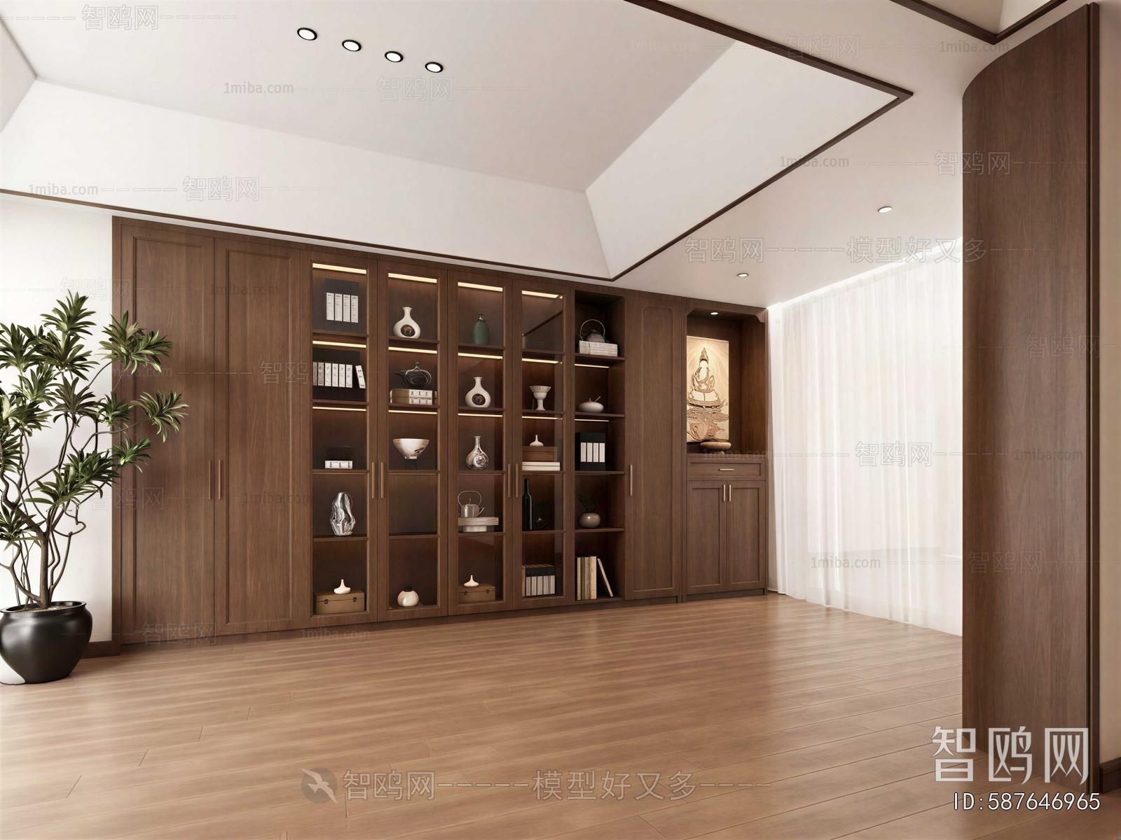 New Chinese Style Study Space