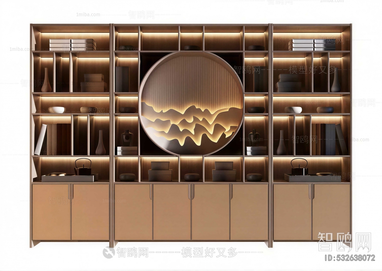 New Chinese Style Bookcase
