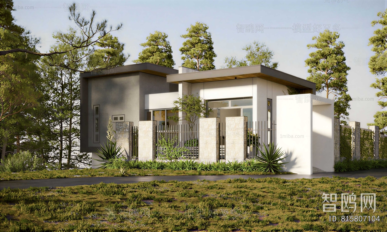 Modern Courtyard/landscape