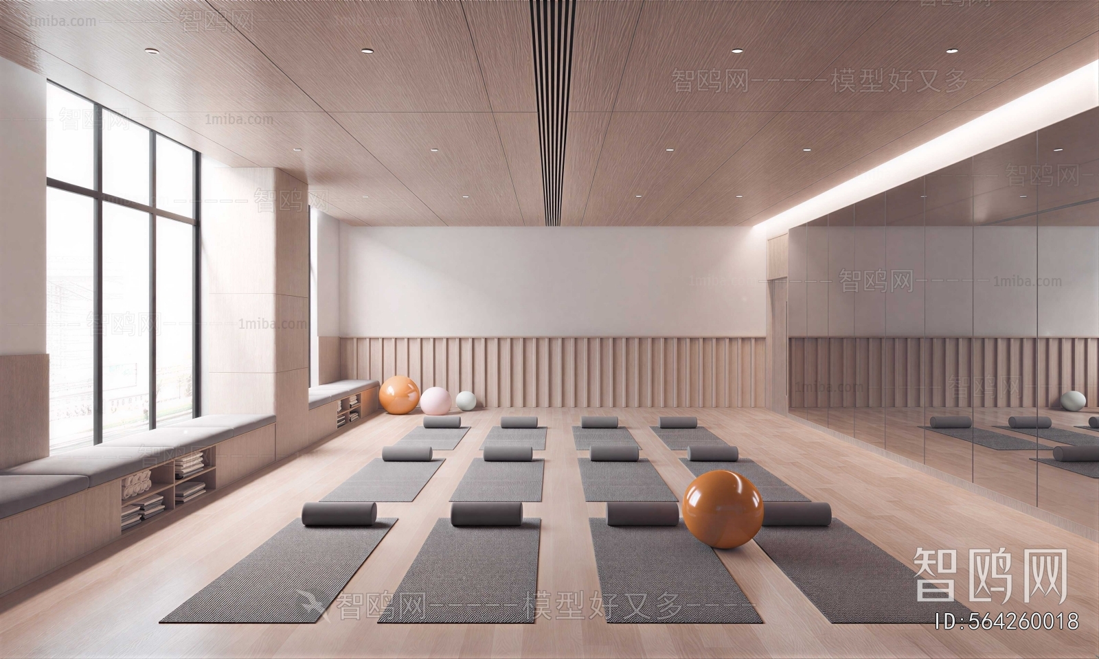 Modern Yoga Room