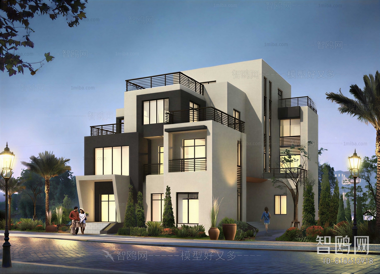 Modern Appearance Of Commercial Building