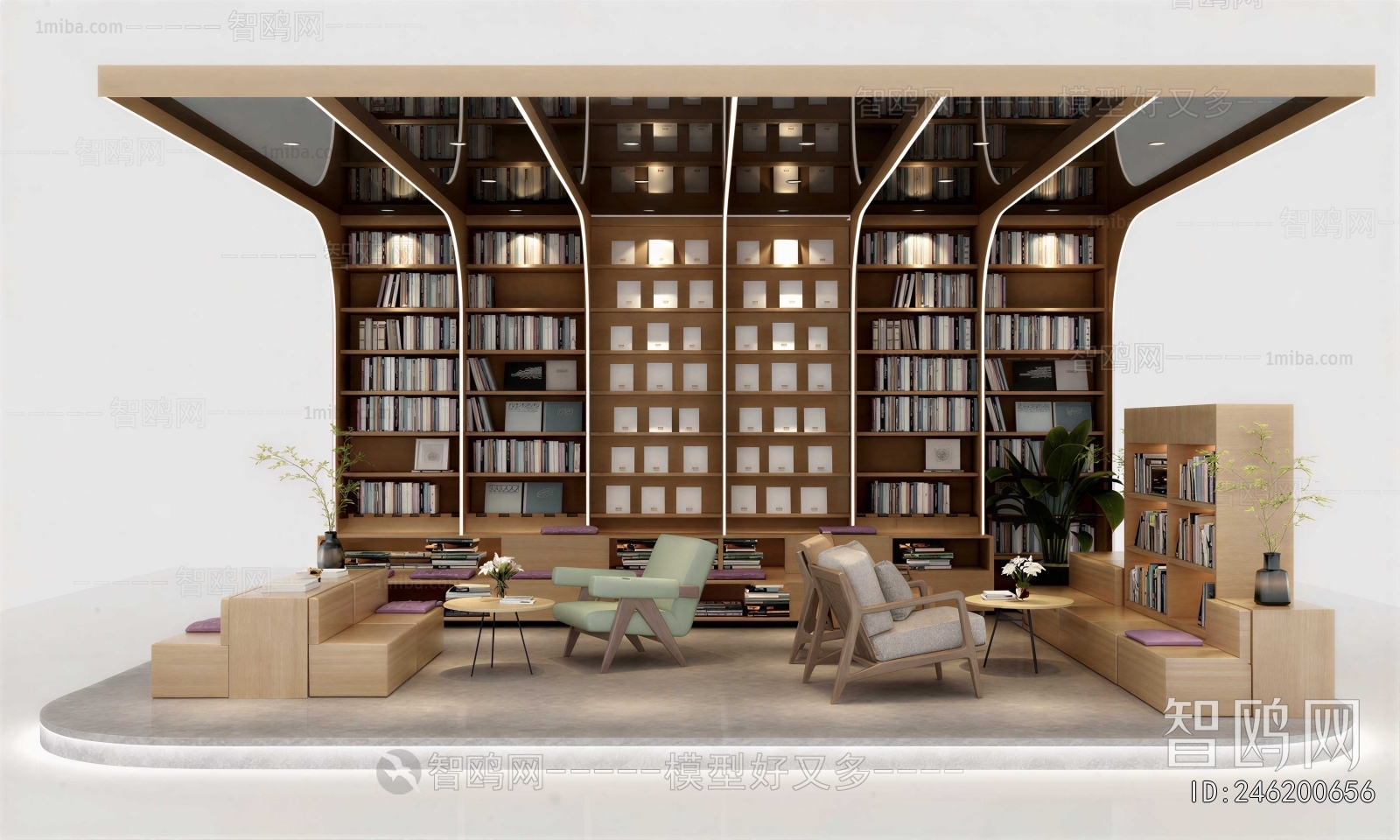 Modern Bookstore Book Bar