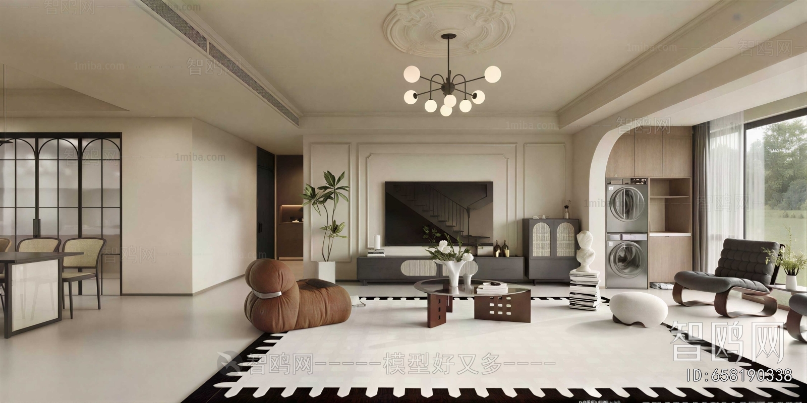 American Style A Living Room
