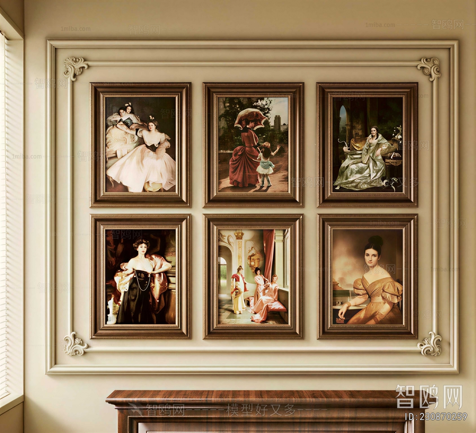 American Style European Style Painting